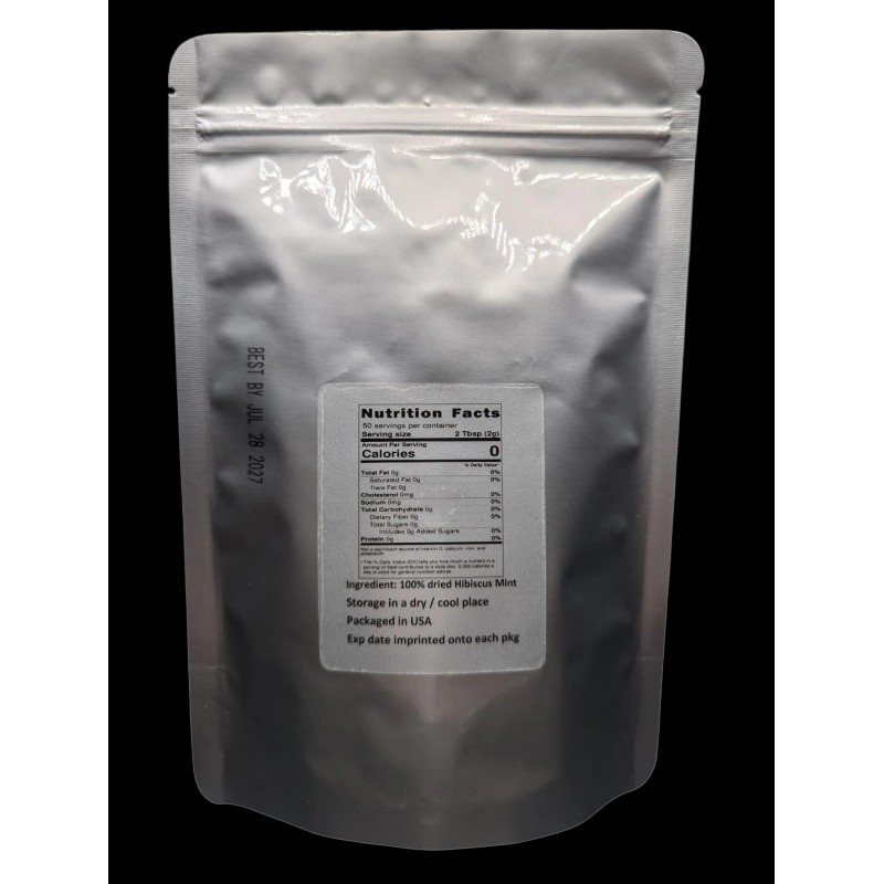 Nature Tea Hibiscus Mint Tea - Loose Leaf Herbal Tea