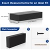 Gyykzz Black Extension Connector for Aluminum Handrail, 120mm x 53mm