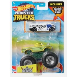 Matchbox Hot Wheels Monster Trucks Midwest Madness and Crushed Van - Blind Sided