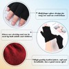 VEGCOO 4 Pairs Half Finger Gloves, Winter Knit Fingerless Gloves