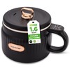 NutriChef 1.6 QT Portable Electric Rice Cooker & Lunch Maker