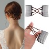 Wanmu 5 Pcs Stretchy Magic Hair Comb, Elastic Double Comb