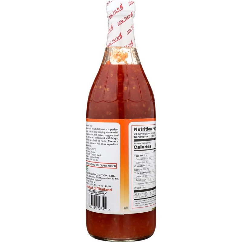 MAE PLOY SWEET CHILI SAUCE, 32 oz (Pack of 2)