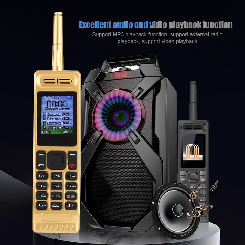 Vintage Cell Phone, Retro Brick Cell Phone Four Card Four