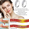 Magtherapy Lymphatic Therapy Titanium Ion Moissanite Diamond Ring, Acupuncture Unclog