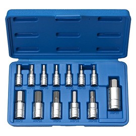Professional 13 pc SAE HEX ALLEN WRENCH BIT SOCKET TOOL SET from J&R Quality Tools