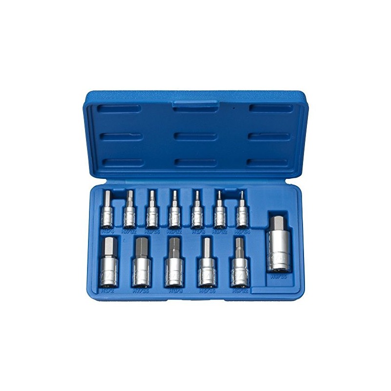 Professional 13 pc SAE HEX ALLEN WRENCH BIT SOCKET TOOL