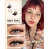 Brown Lash Clusters Pre-Mapped Eyelash Clusters Cat Eye Cluster Eyelash