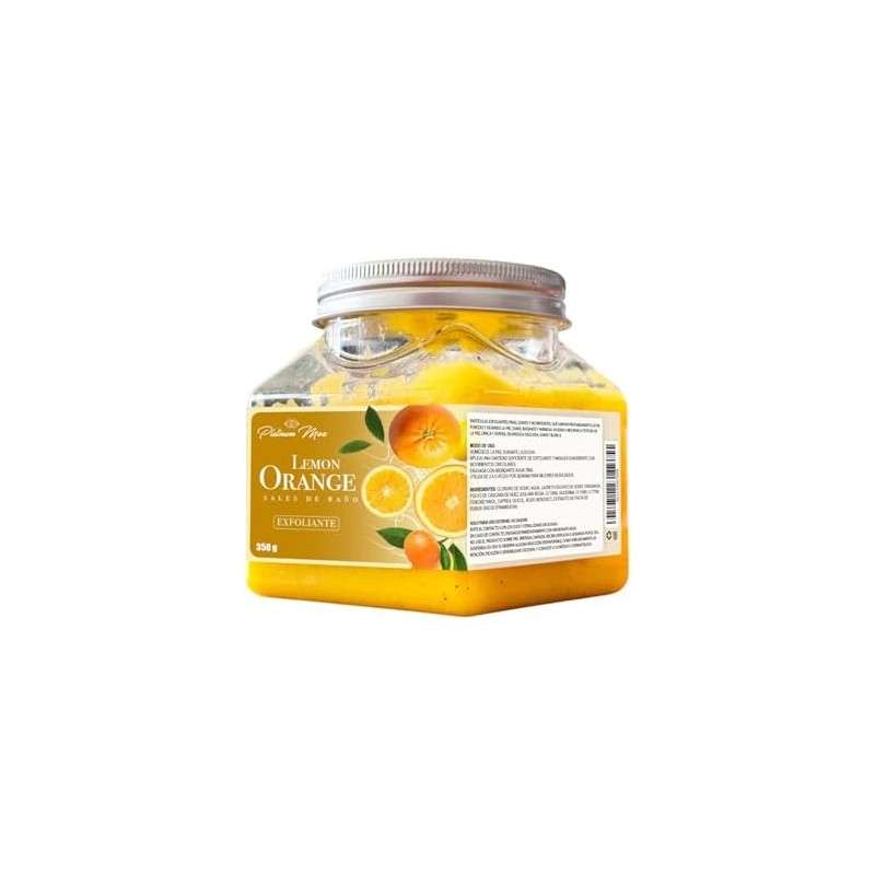 Platinummax Sales de Baño Exfoliante Corporal con Limón y Naranja,