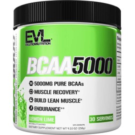 Evlution BCAA 5000 Powder Lemon Lime 30 servings / Evlution BCAA 5000 파우더 Lemon Lime 30서빙