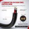 Nilight 30FT 14AWG Oxygen-Free Copper Wire Red Black Electrical Stranded