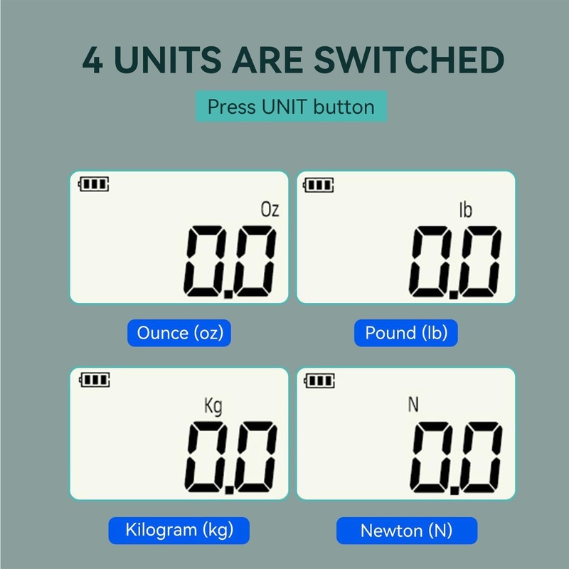 GOYOJO Digital Force Gauge High-Precision Push-Pull Meter for Tension &