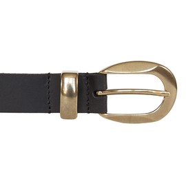 Lucky Women's Leather Belts, Minimalist - Black, Small
