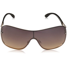 Rocawear Women's R3281 Gldbk Non-Polarized Iridium Shield Sunglasses, Gold Black, 80 mm