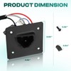 Drive-up Golf Cart 48V Charger Receptacle for EZGO RXV and