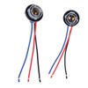 1157 LED Bulb Socket Plug, 4PCS Waterproof Turn Signal Brake