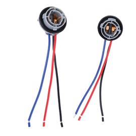 1157 LED Bulb Socket Plug, 4PCS Waterproof Turn Signal Brake Light Tail Light Socket Harness Wire Harness Pigtail Socket Replacement Fits Most Cars, Trucks, SUVs 1154 134 1016 1034 1053 1076