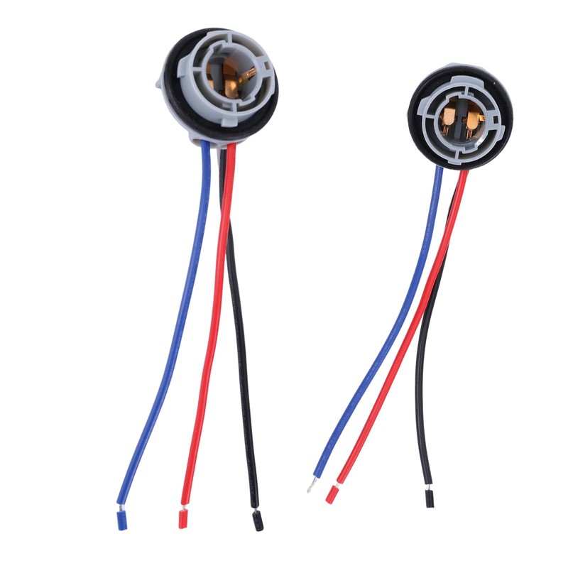 1157 LED Bulb Socket Plug, 4PCS Waterproof Turn Signal Brake