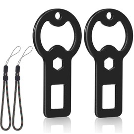 Bottle Opener with Lanyard 2 Pack, Portable Bottle Opener Clip Flat, for Outdoorsmen, Hunters, Birthdays, Dog Owners, Men & Women
