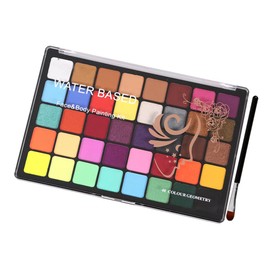 FOMIYES 1Set Face Painting Kit Color Water Soluble Body Paint Palette for DIY Art Suitable for Festivals Parties and Sports Events Easy to Use