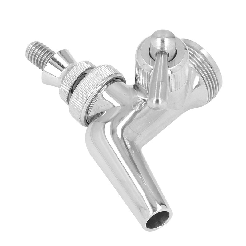 Beer Flow Control Faucet Stainless Steel Beer Tap with Dust