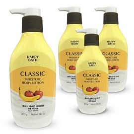 Happy Bath Classic Moist Banana Body Lotion 400g 4 count