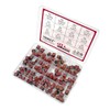 12Values 382 Round Fuse Kits 120Pcs 250V Slow Blow T0.5A
