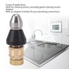 MOUMOUTEN Duct Cleaning Tool, Stainless Steel Nozzle, G1/4 Duct Pipe