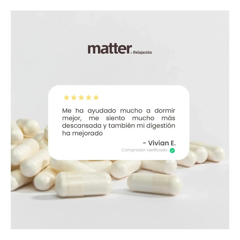 Matter Magno Complex Bisglicinato De Magnesio Quelado, Alta absorción, Apoyo
