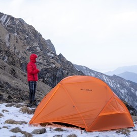 Floating Cloud 2 Ultralight Backpacking Tent, 2 Person Lightweight Tents Waterproof Rainproof Portable Double Layer 3/4 Season Free Standing Outdoor Tent for Camping Hiking Hunting Cycling