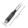 6pcs 75 Ohm to 300 Ohm Antenna Adapter Nickel-Plated UHF/VHF/FM