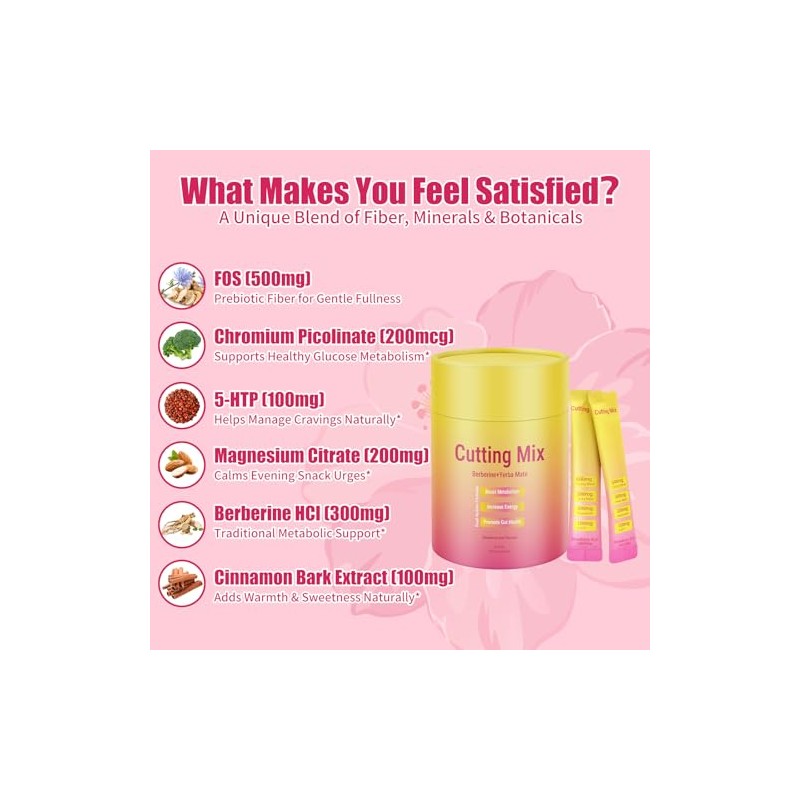 Cutting Mix Drink Powder– Supports Satiety Signaling, Support Overall Health