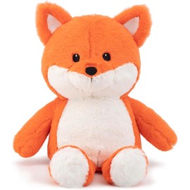 Fox Plushies, Coolable & Heatable Fox Stuffed Animal, 14.5 inch Lavender Stuffed Animal, Microwavable