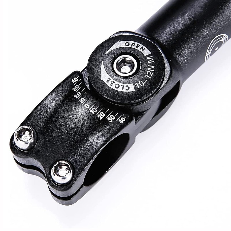 ANCLLO Adjustable Bike Stem ±60 degree 25.4mm Adjustable Mountain Bike