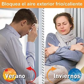 Tira de sellado de ventana autoadhesiva,guardapolvos para puertas， , tira de sellado de ventana de silicona, cinta autoadhesiva a prueba de insectos, a prueba de polvo y a prueba de polvo, aislamiento acústico, bajo puerta