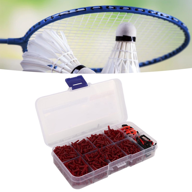 POWERTI 1500Pcs 1 Box Badminton Racket Racquet Grommets Eyelets Replacement