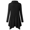 Amrto Women's Long-Sleeved Turtleneck Tunic, Top with Pockets - #1