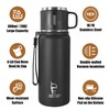 Icesip Stainless Steel Insulated Bottle, 27oz with cup Vacuum Insulated
