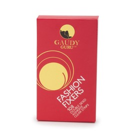 Gaudy Guru Double Sided Tape for Fashion, Clothing & Body (108 Strip Pack) | All Day Strength Tape Adhesive, Gentle on Skin & Fabrics | Transparent Clear Color for All Skin Shades | Fashion Fixers