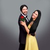 Halloween Costume Accessories Include Black Wig,Tie,Bowtie and Moustache for Men
