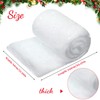 CIYIN Christmas Snow Blankets, Artificial Snow Blanket with Glitter, Artificial