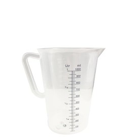 Trenton Plastic Polypropylene Graduated Measuring Jug, 1.0 Litre Capacity