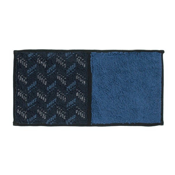 Imabari Towel IYO KASURI Half Handkerchief, 9.8 x 4.9 inches (25 x 12.5 cm)