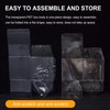 HoAhaMay A 25-Piece Mini Transparent Square Gift Box, PET Box,
