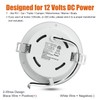 Facon 4.5inch 12V LED RV Puck Light - DLFST4-008/RVR4H-MH34, 3400K