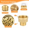 Pack of 2 reducers, 1/4 inch to 3/8 inch, reduction