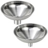 Nomatox 2 Pack Kitchen Funnel, Stainless Steel funnels for Kitchen