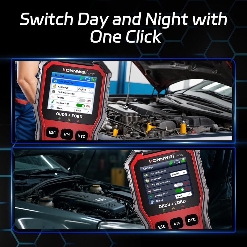 KONNWEI OBD2 Scanner Diagnostic Tool KW330, Check Engine Code Reader