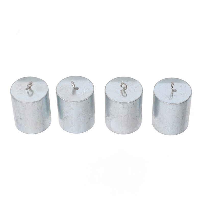 200G Weights with Hooks, Chrome Plated Steel Calibration Weights Set
