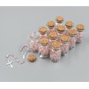 Baptism Favor (12PCS) Holy Communion Rosary in Glass Bottle Jar